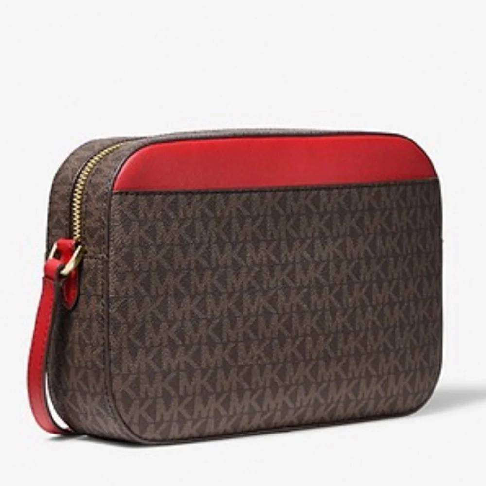 MICHAEL KORS
Jet Set Large Logo Crossbody Bag Flame Multi/ Brown color - Picture 4 of 16